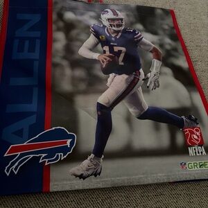 Josh Allen reusable tote bag